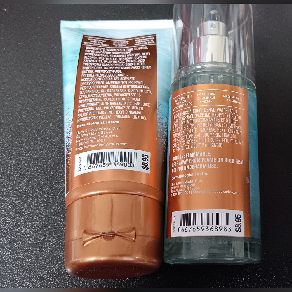 Bath & Body Works - Beach Body Cream &Mist (New) - Picture 2 of 6